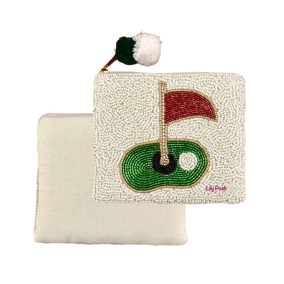 Lily Posh Golf Cart Coin Purse, Golf Lover, Golf Bag, NEW - Picture 6 of 6